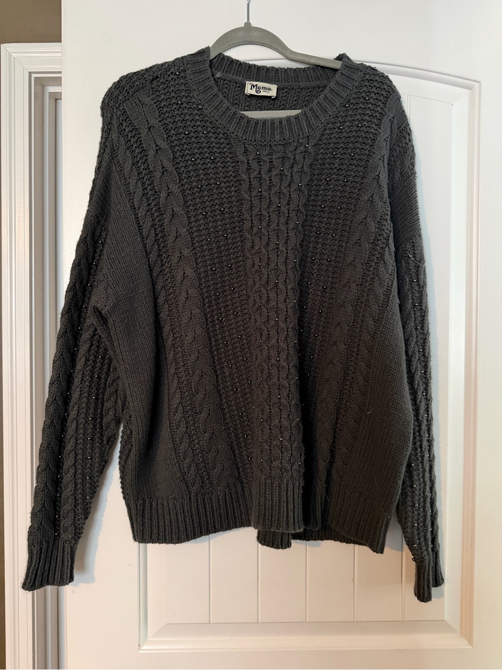 Show Me Your MuMu Gray Sweater-S